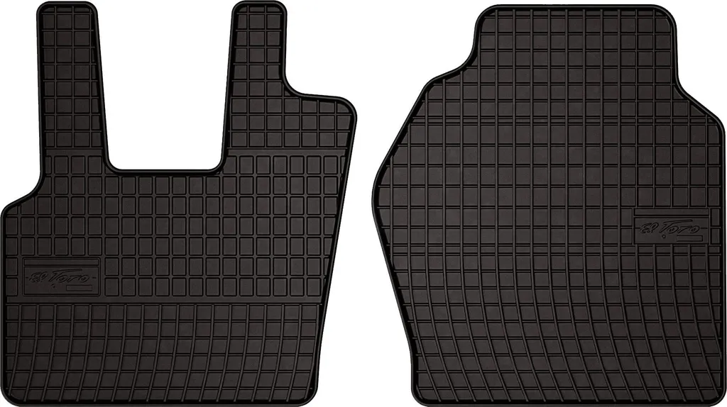 Tappeti Gomma Scania R Serie 2015- | Qualità Superiore Neri Set 2pz