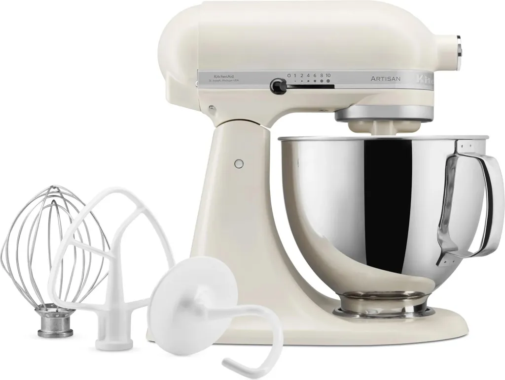 Mixeur KitchenAid Artisan en Porcelaine pour Pâtisserie et Pain Maison