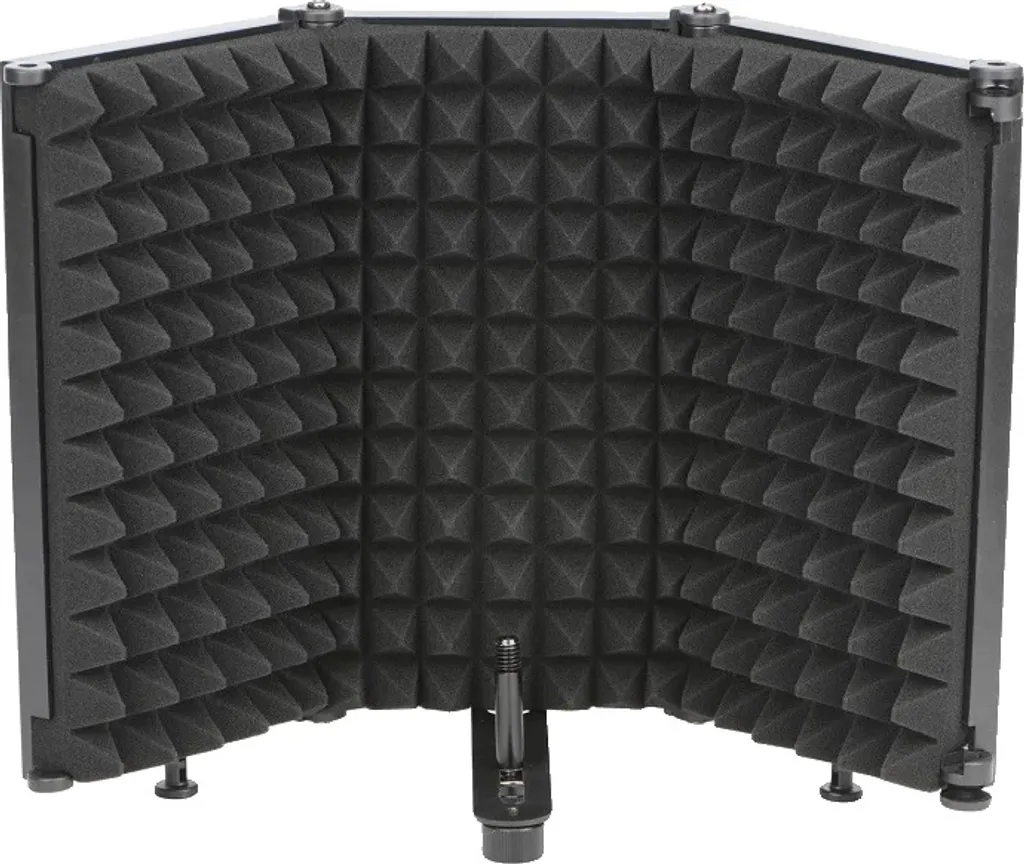Filtre de Réflexion Micro 3 Panneaux Pliables et Hauteur Ajustable