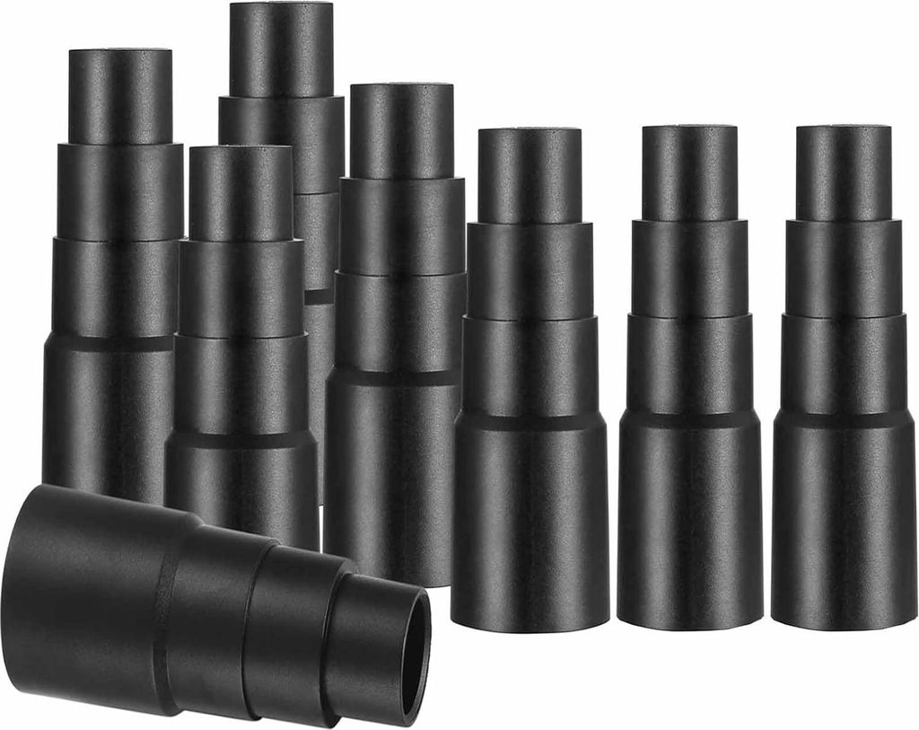 Staubsauger Adapter Set, 8 Stück Universal Schlauchverbinder, Reduzierungsadapter für Werkstattstaubsauger