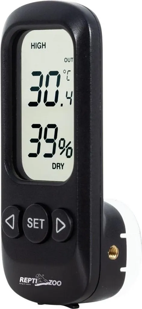 Thermomètre Hygromètre Digital Repti-Zoo avec Écran LCD et Alarme Sonore
