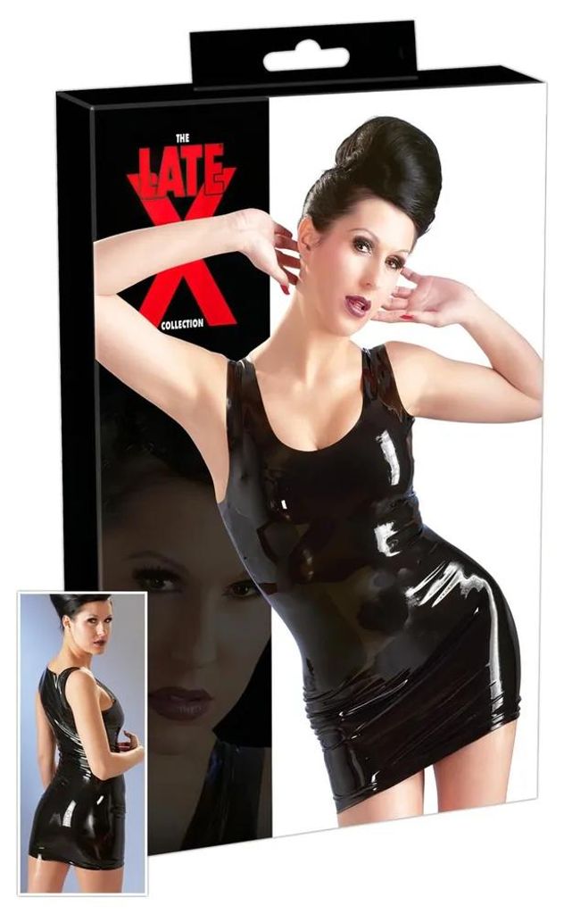 Latex mini-jurk Productafbeelding 