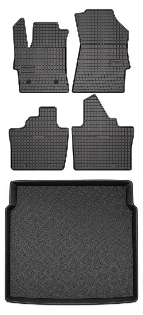 Rubberen automatten + kofferbakmat voor Renault Rafale Productafbeelding 