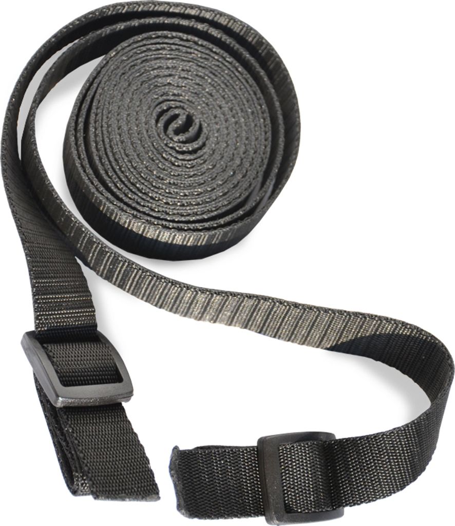 Ťažný popruh na ťahanie saní a bobov, 3 metre, čierny Obrázok produktu 
