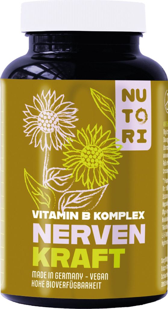 Nutori Nerven Kraft - Vitamin B Komplex 90 Kapseln