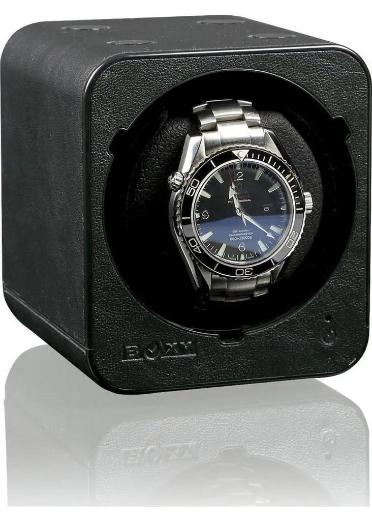 Remontoir Individuel Beco Boxy Fancy Brick Cuir Noir pour Collection