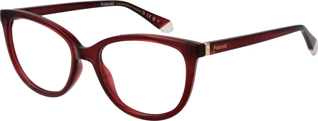 Offerta Occhiali da Vista Polaroid PLD D504 LHF 53 - Rosso Bordeaux