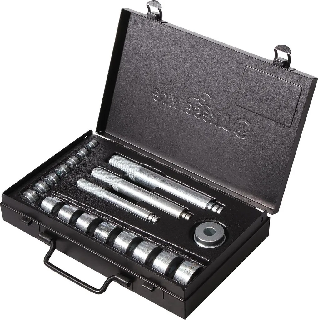 Kit Douilles 19pcs Bikeservice 1/2 pouces pour Maintenance Mécanique
