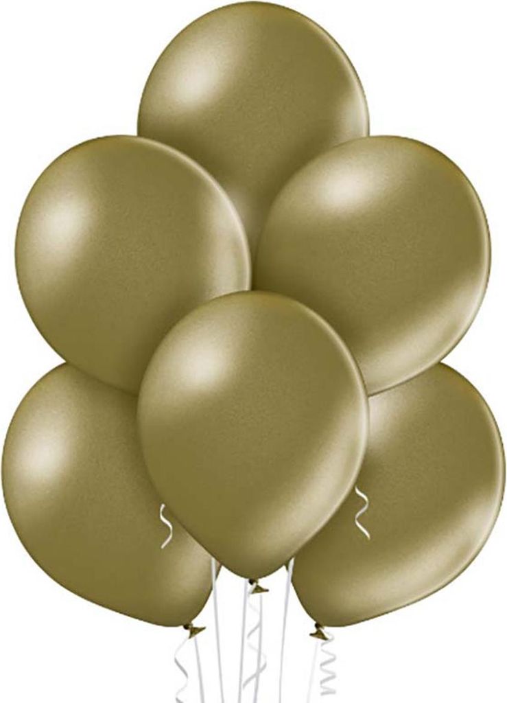25 Stk. Luftballon Uni Metallic Ø 30cm | Almond #152