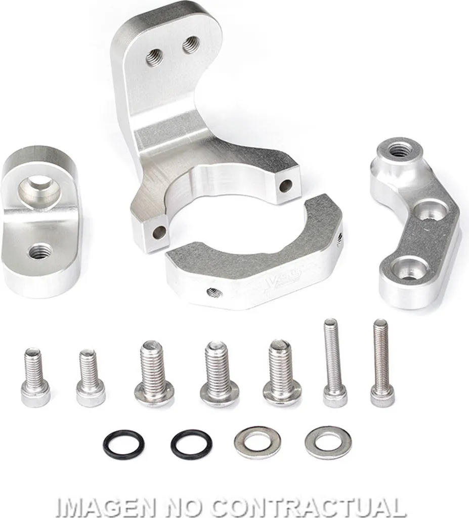 Kit montage amortisseur direction Yamaha SR 400 FI anti-guidonnage 08-18