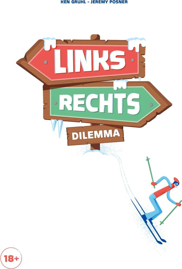 Asmodee Links-Rechts-Dilemma, Brettspiel, Party, 18 Jahr(e)
