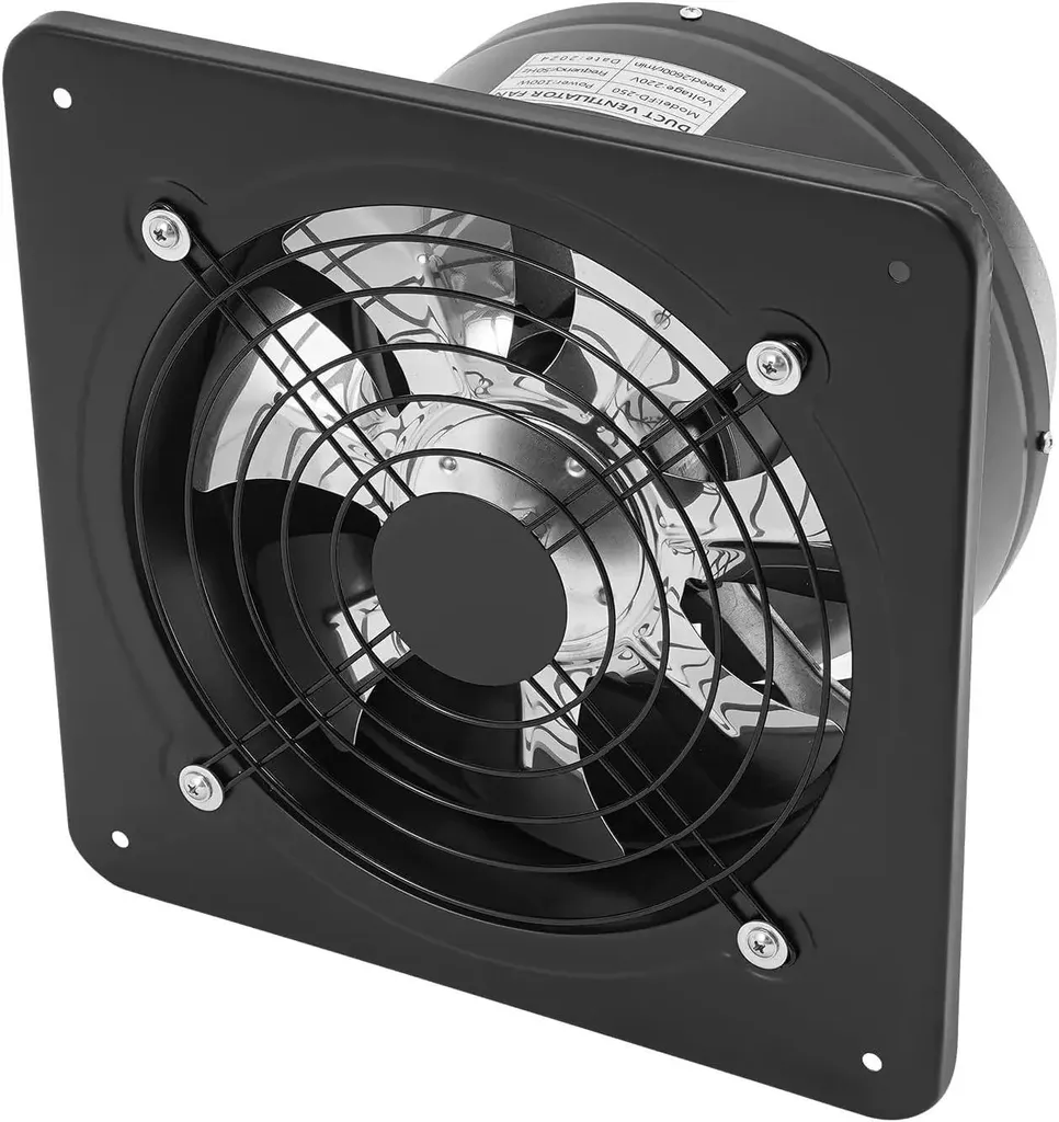 Extracteur mural anti-humidité Ø 25 cm silencieux avec clapet anti-retour