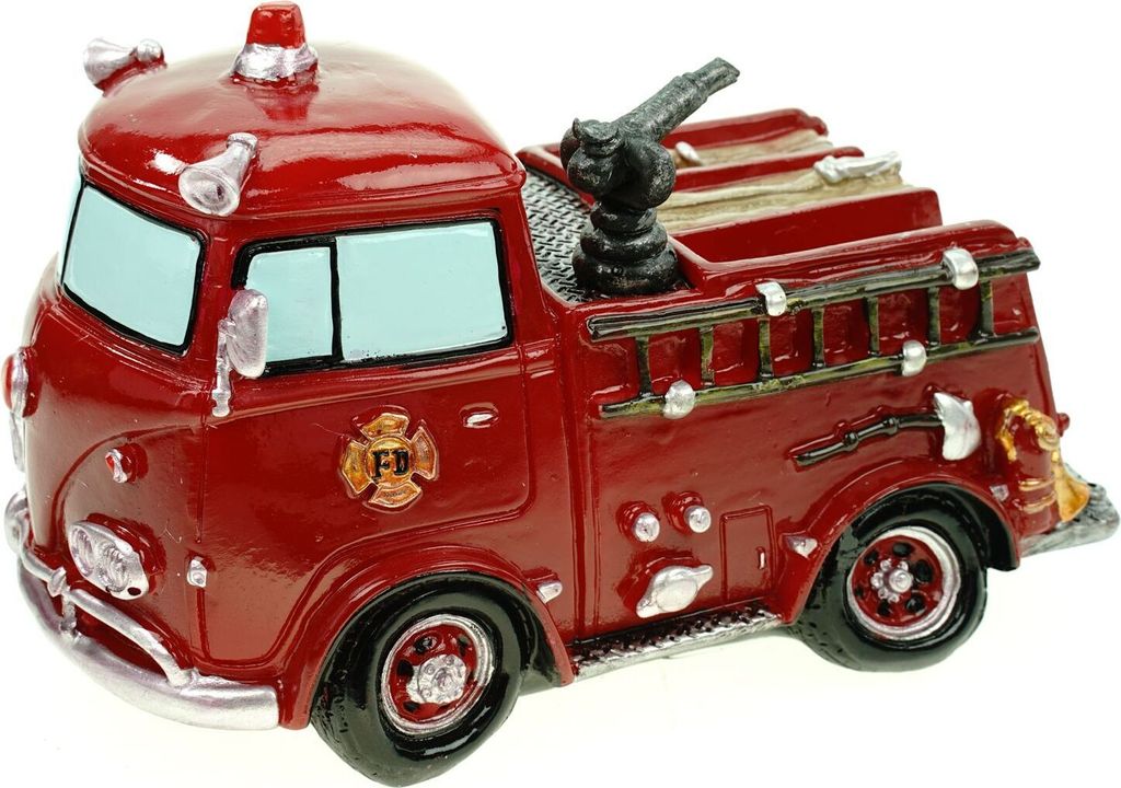 Kremers Schatzkiste Sparschwein Feuerwehrauto 19 cm Produktbild 3