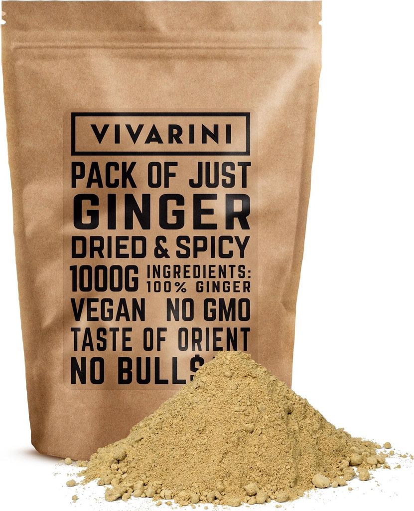 Vivarini - Gingembre moulu 1 kg - 100 % pur, saveur Image du produit 