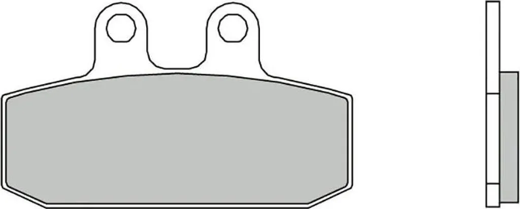 Plaquettes de Frein Moto Organiques Brembo 07GR13CC en Taille Unique