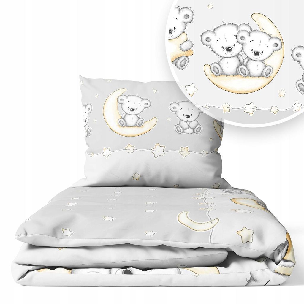 Kinderbettwäsche 100x135 Baumwolle Baby Bettwäsche Set 100x135 + 40x60 Kissenbezug Jungen & Mädchen Kleinkind Bettbezug