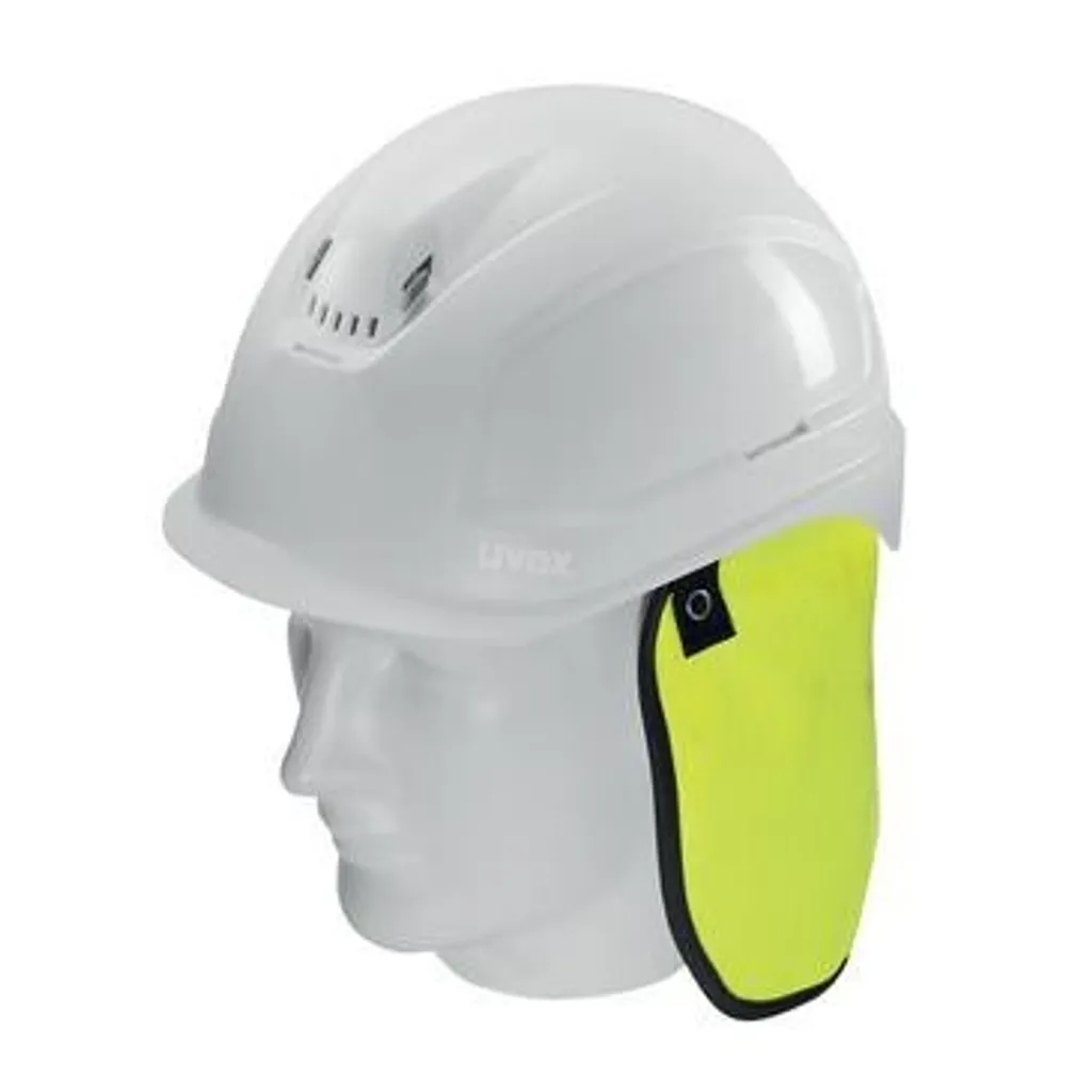 Protège-nuque pour Casque de Chantier UVEX Pheos en Coloris Jaune Vif