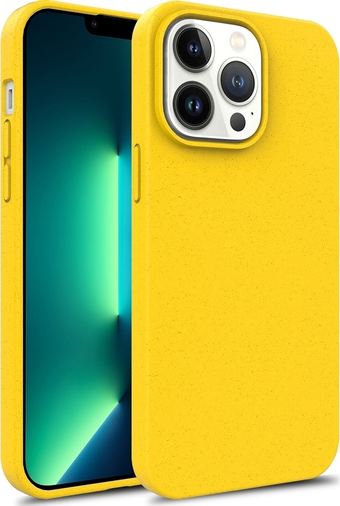 Mobigear iPhone 15 Pro Max Hülle Umweltfreundliches Backcover - Gelb