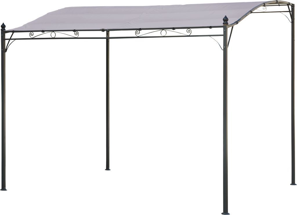Pergola murale 3 × 2,5m NICE taupe Image du produit 