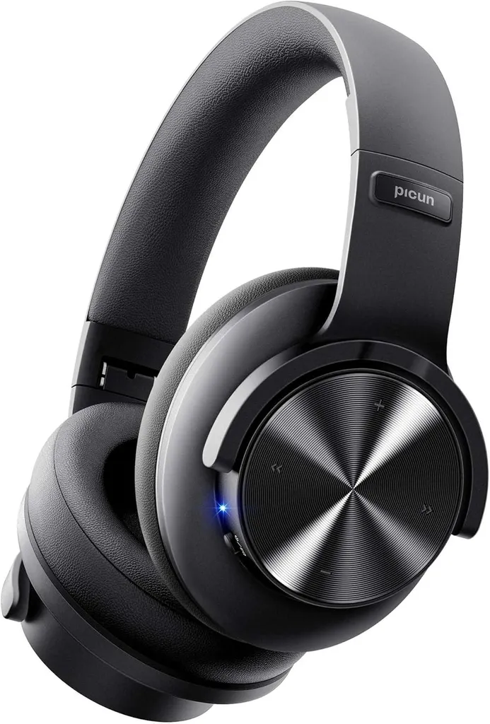 Cuffie Over Ear Bluetooth 120 Ore Batteria Bassi Profondi PC Ufficio