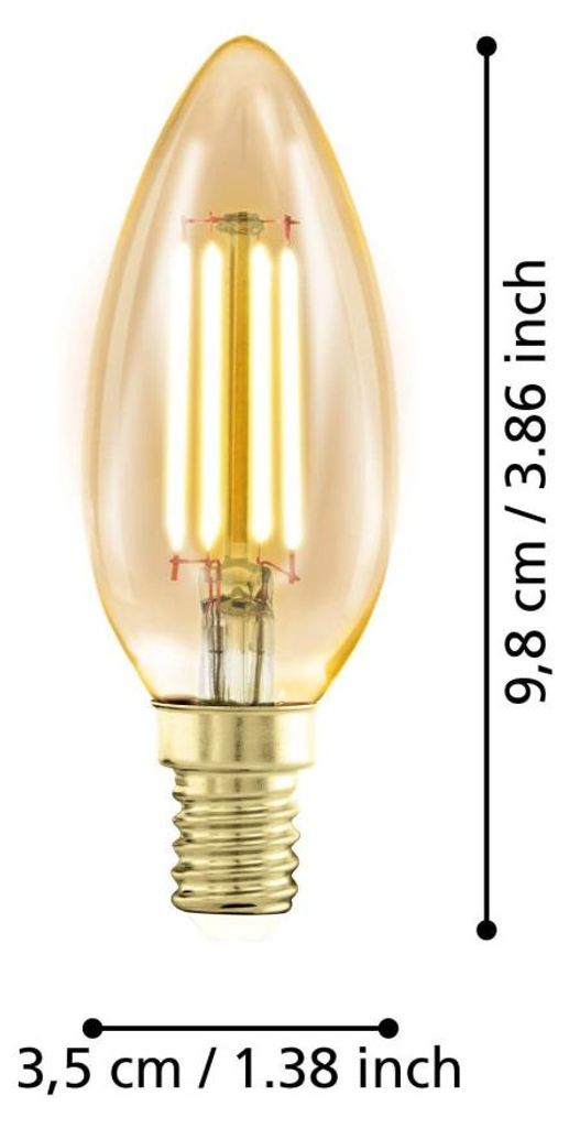 EGLO 110069, 4 W, 28 W, E14, 300 lm, Weiß Produktbild 