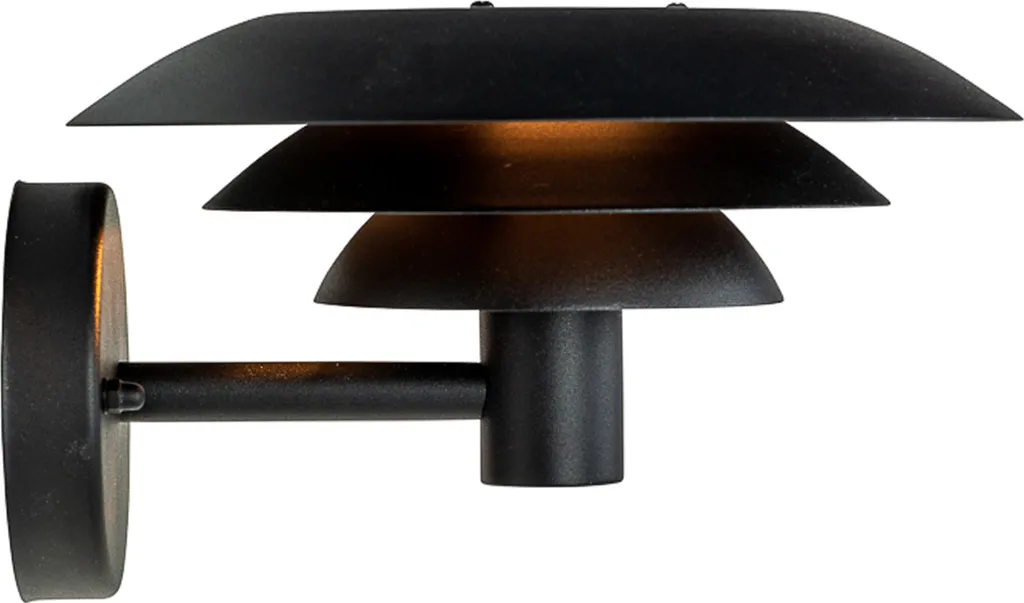 Lampada Esterno DL25 Nero: Applique LED Metallo Professionale