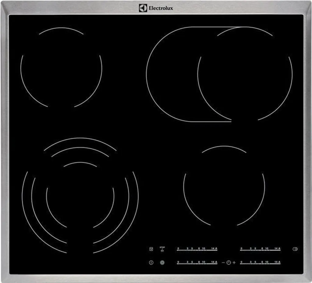 Plaque de Cuisson Vitrocéramique Electrolux EHF46547XK Encastrable 60cm