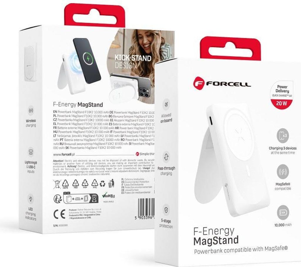 Forcell F10K2, 10000 mAh, Lithium Polymer (LiPo), Power Produktbild 