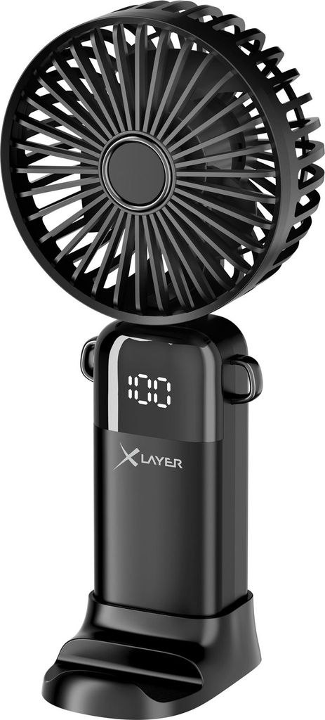Cichy przenośny wentylator XLayer, 5 poziomów prędkości, Zdjęcie produktu 