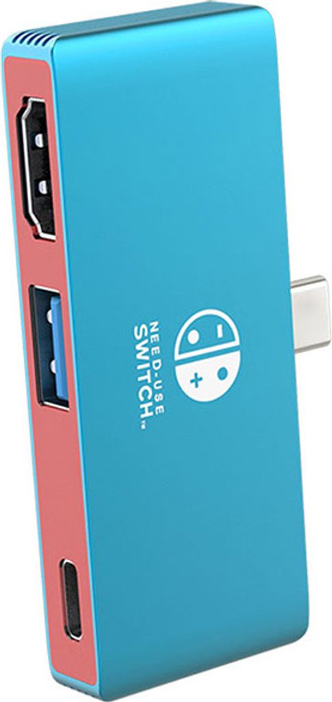 INF 3-in-1 Typ-C zu HDMI Adapter mit 4K HDMI, USB 3.0 und Produktbild 