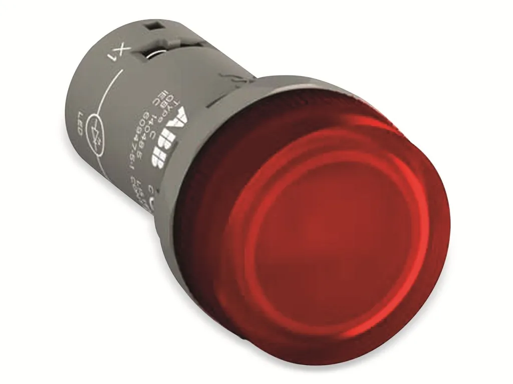 Voyant de Signalisation LED Rouge 24V ABB CL2-502R pour Tableau Électrique