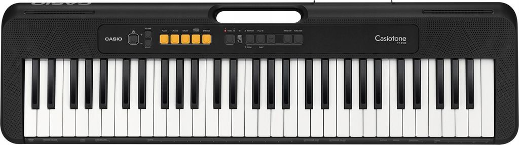Casio CT-S100 Digitales Piano 61 Schlüssel Schwarz, Weiß