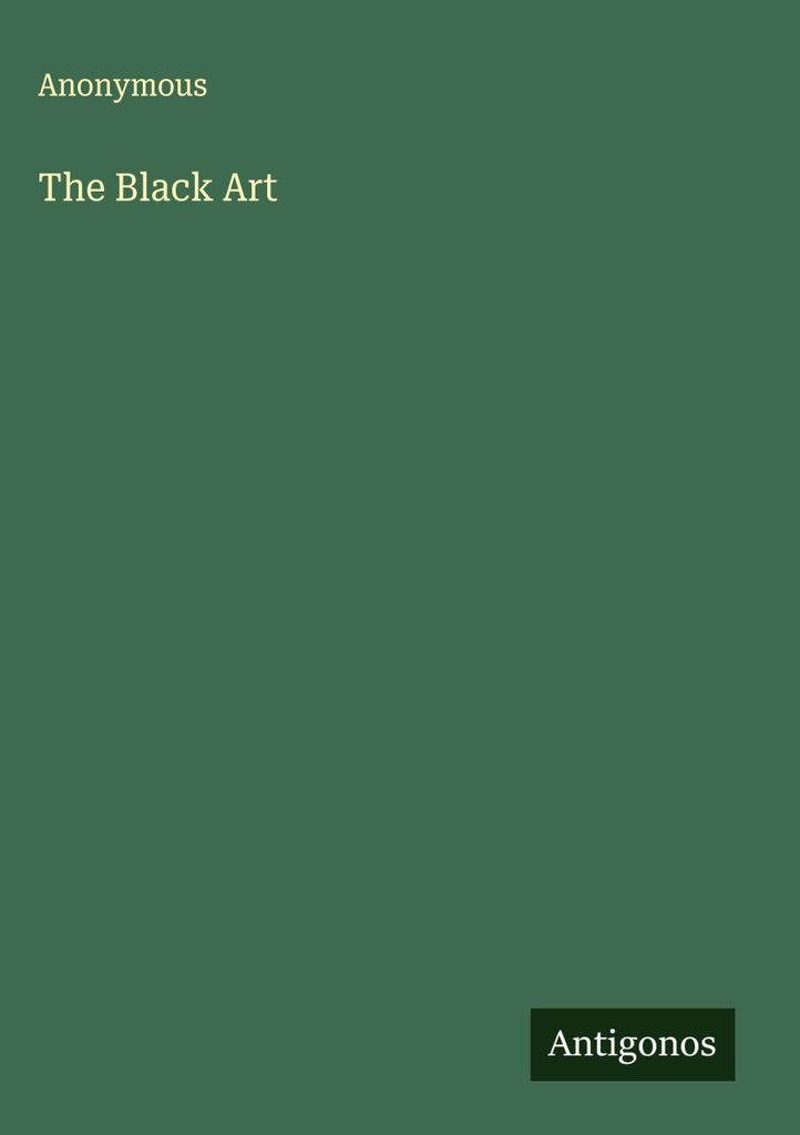 Die Schwarze Kunst