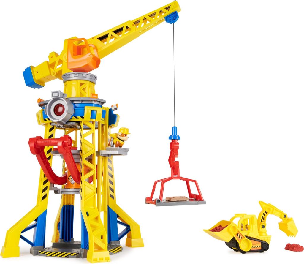 Spin Master Rubble & Crew - Baupfoten Hof Kran-Spielset, Produktbild 