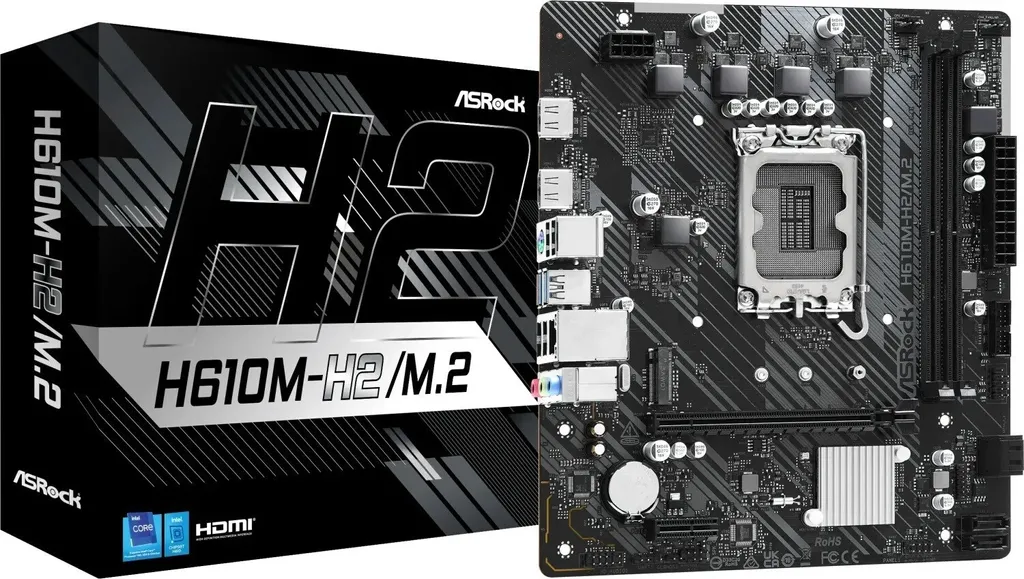 Carte mère Micro-ATX Asrock H610M-H2/M.2 performante et fiable en DDR4