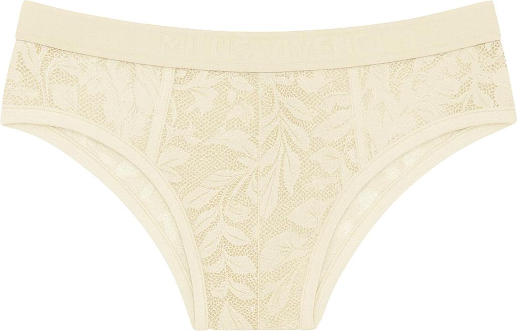 MODUS VIVENDI - Herren Slip Unterwäsche - Floral Lace Classic Brief Ivory - 1x Größe M