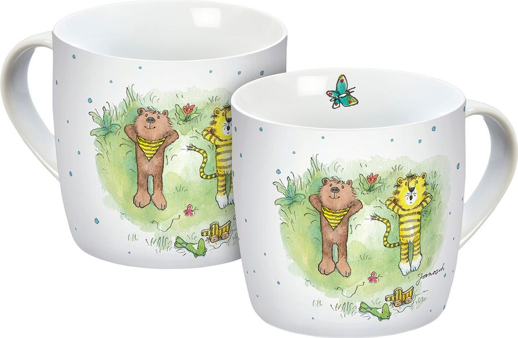 Janosch Kids Porzellan Tasse 250ml Mikrowellengeeignet Produktbild 