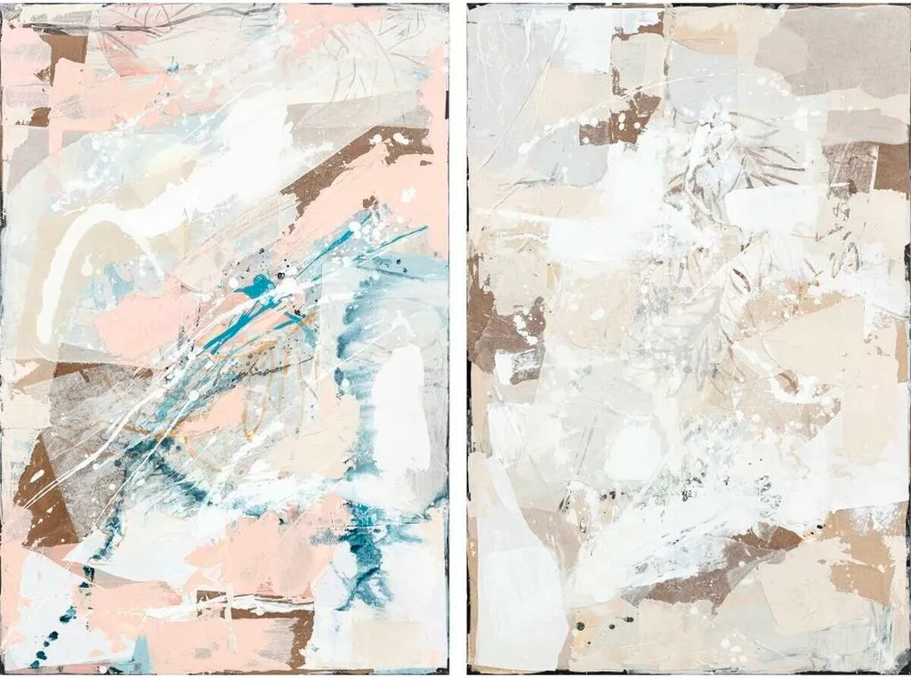 Duo de Toiles XL Urban Abstract - Finition Premium 150 cm DKD Home Decor