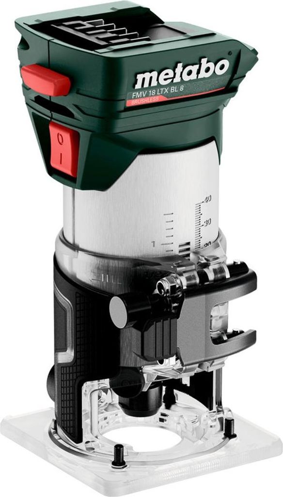 Metabo Akku-Kantenfräse FMV 18 LTX BL 8, incl. Zubehör, Karton