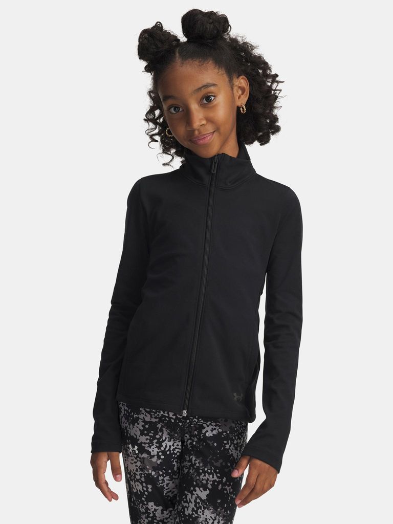 Under Armour Mädchen-Bewegungsjacke - SCHWARZ YXL