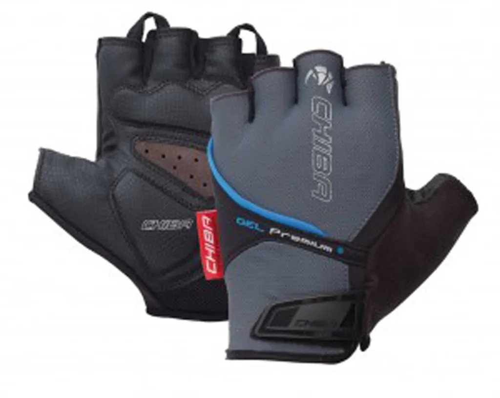 Gants Chiba Gel Premium avec rembourrage gel antichoc gris foncé taille L