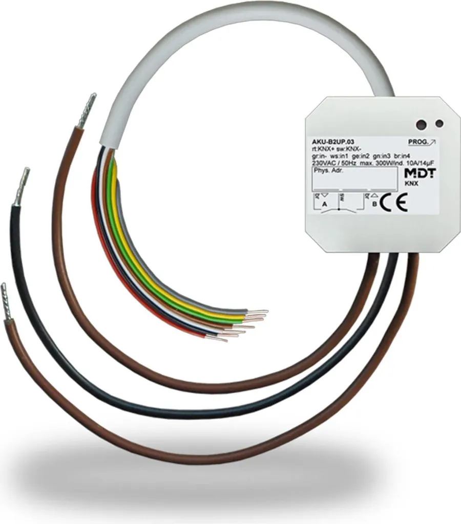 Contrôleur KNX MDT pour motorisation store et 2 circuits d'éclairage