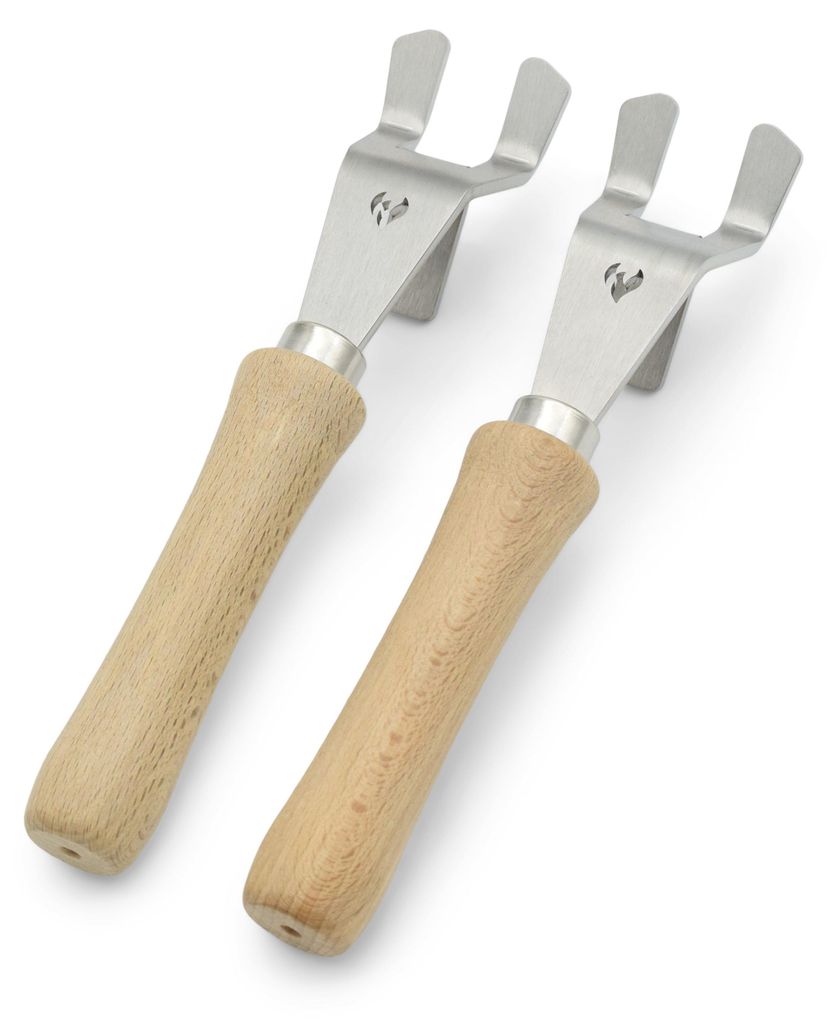 Universal-Griffe | Grillrostheber aus Edelstahl | abnehmbar Produktbild 