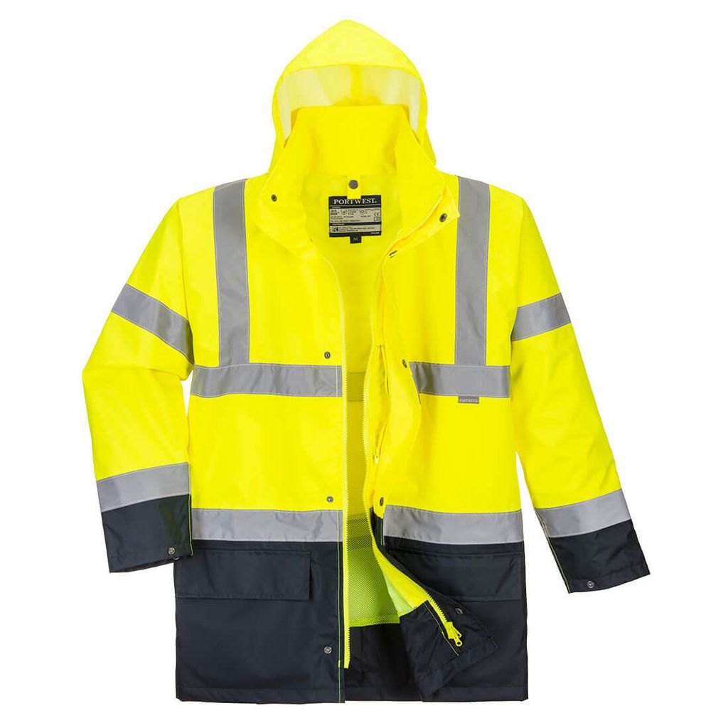 Portwest S766 Winter Warnschutz Jacke 5-in-1 Yellow/Black Gr. XL