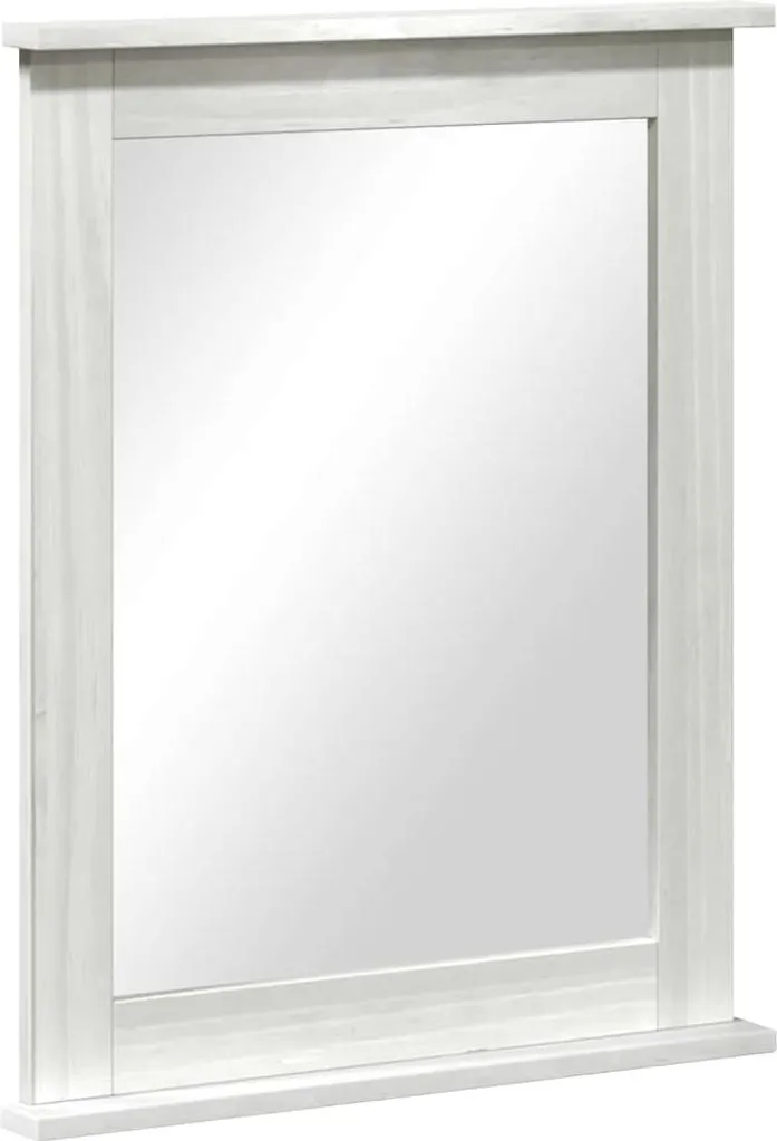Specchio VIGO bianco antico 55,5 x 5 x 70 cm Legno massello di pino