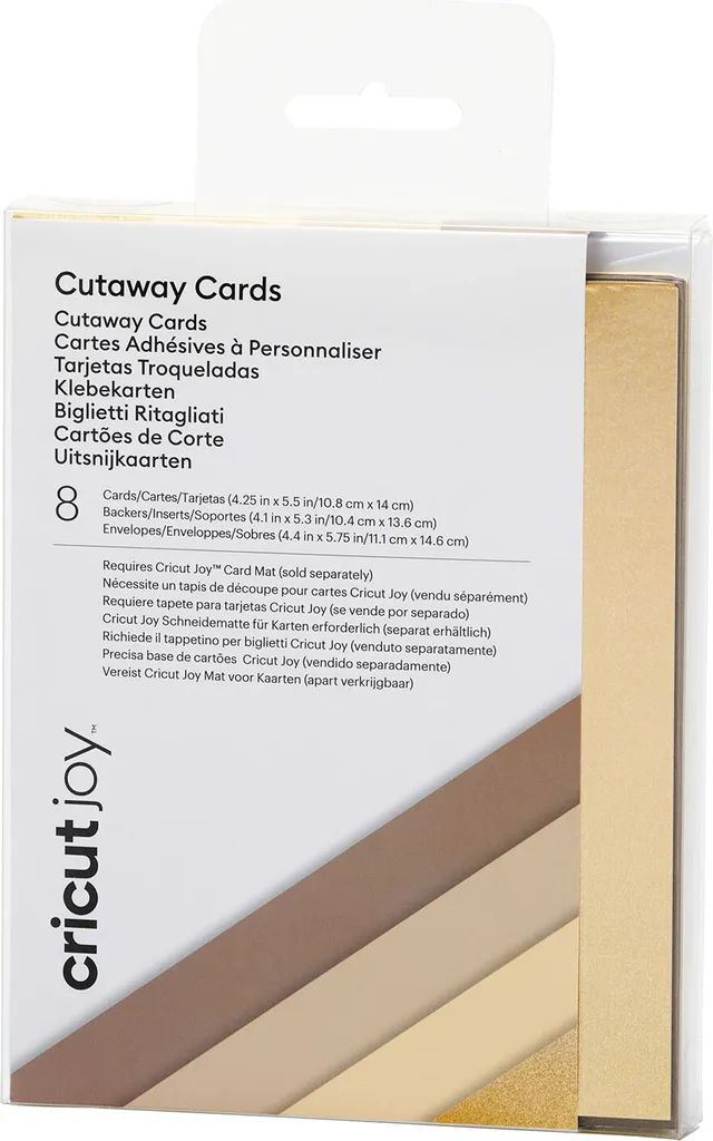 Cricut Joy Cutaway Cards 8 Unità - Biglietti Personalizzati Professionali