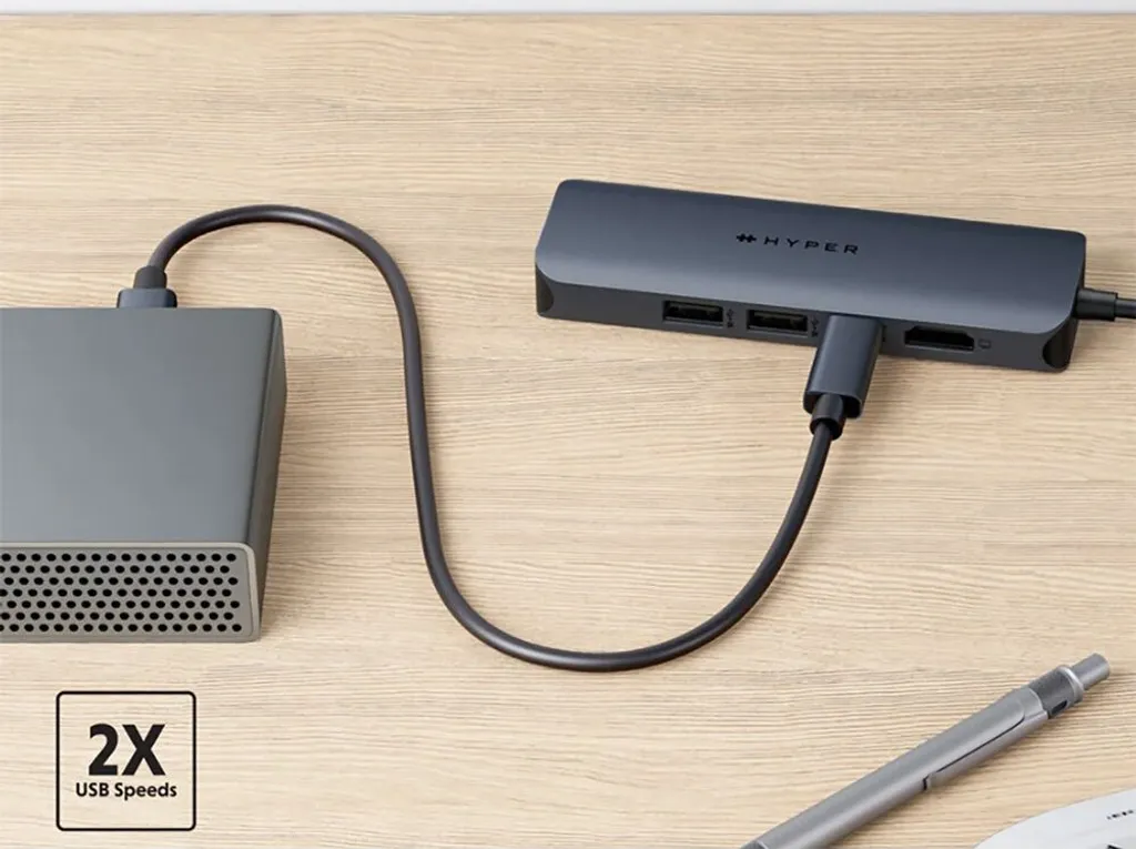 Hub USB-C Targus HyperDrive Next Noir : résolvez le manque de ports - 7