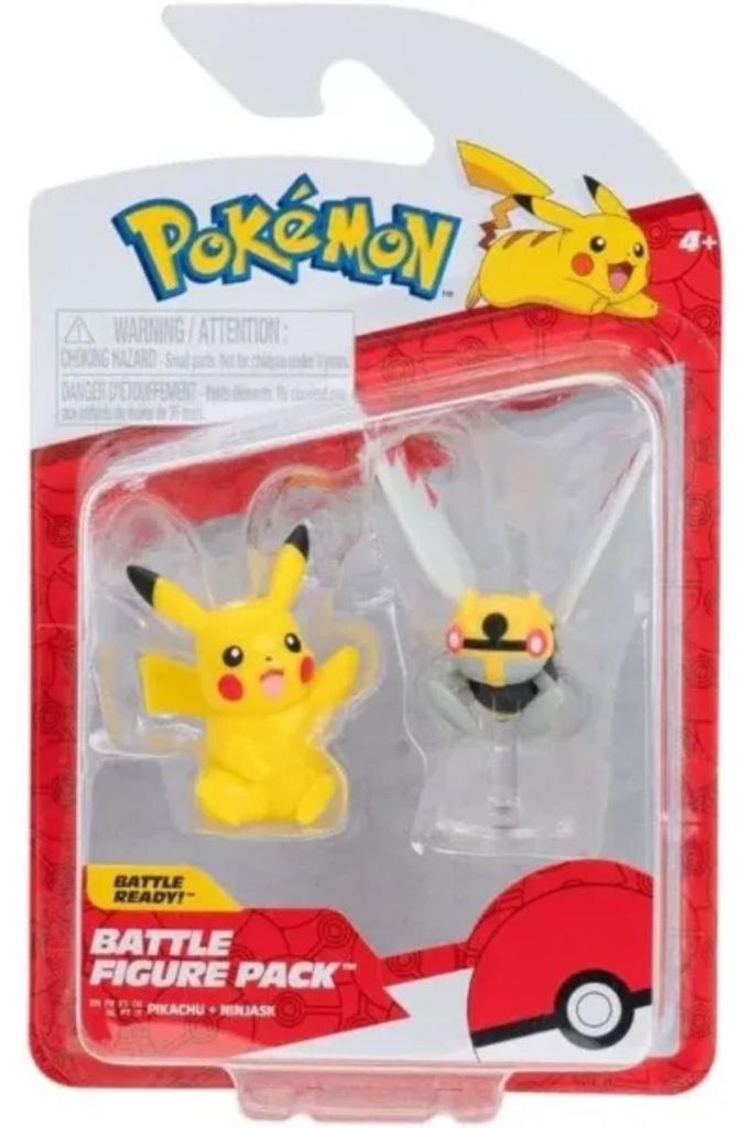 Pokémon Battle Figure 2 Pack Ninjask with Stand & Pikachu Produktbild 