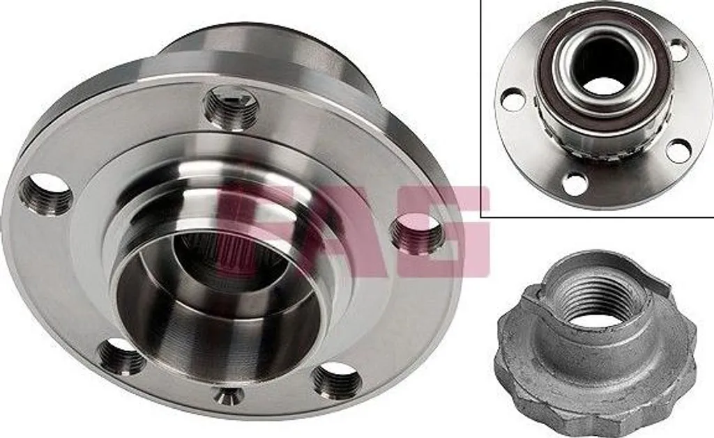 FAG 713 6108 20 Kit Roulement de Roue pour Fabia et Roomster 6Q0407621BH