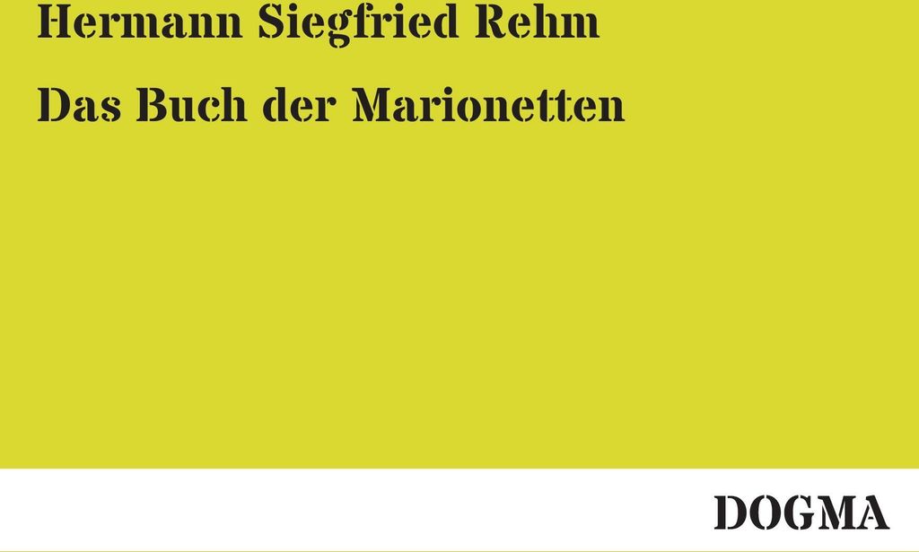 Das Buch der Marionetten